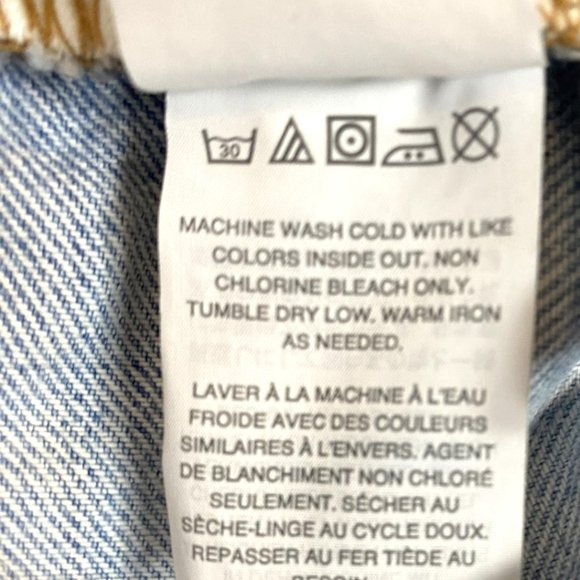 Madewell Perfect Summer Jean Light Wash Size 28 - Picture 7 of 12